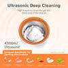Ultrasonic Retainer Cleaner Machine (280ML), 36W Dentures Cleaner for Mouth Guard, Aligner, Toothbrush Head, IPX5 Waterproof Sports Mouthguard Cleaner (Green)