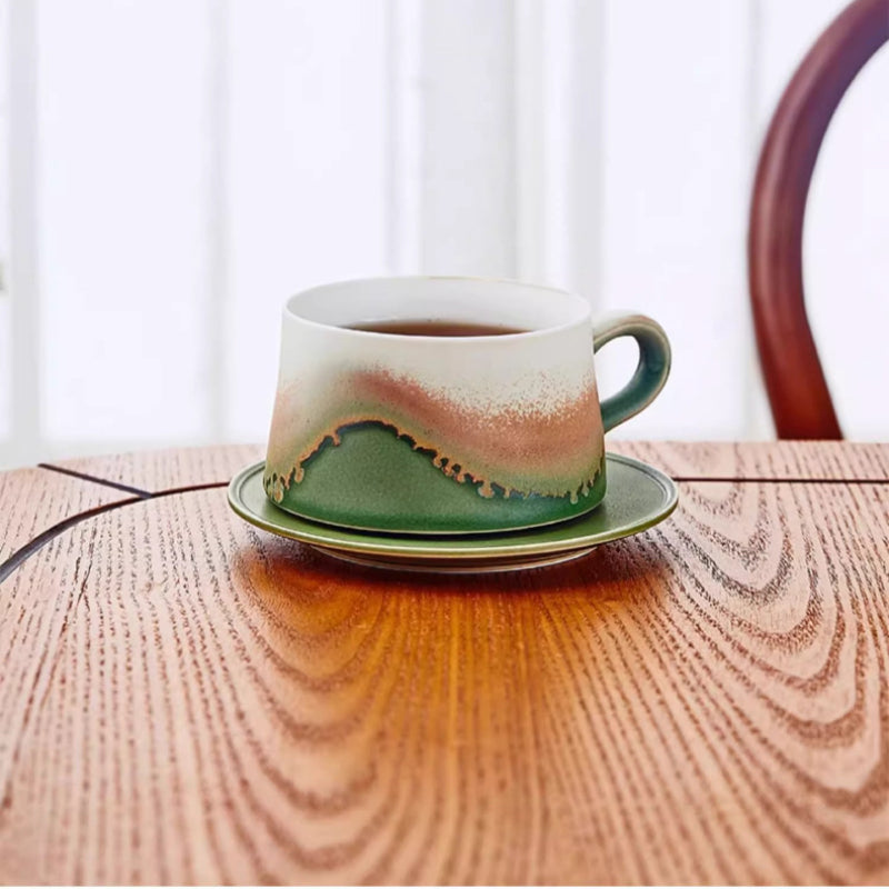 Traditional craftsmanship, Dunhuang mountain coffee cup