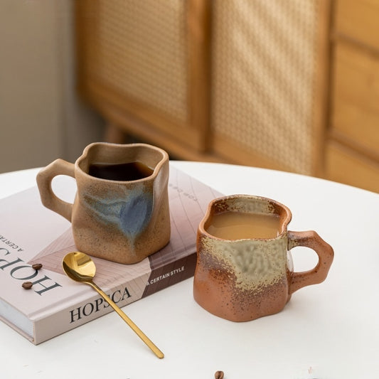 Traditional craftsmanship, Dunhuang Sanskrit special-shaped mug, coffee cup